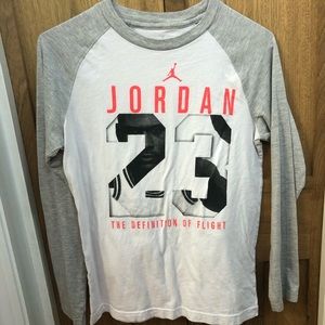 Jordan shirt.